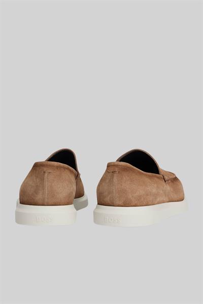 Boss Süet Erkek Loafer Bej