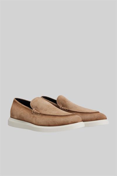 Boss Süet Erkek Loafer Bej