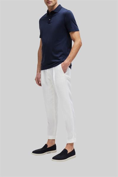Boss Süet Erkek Loafer Mavi 401