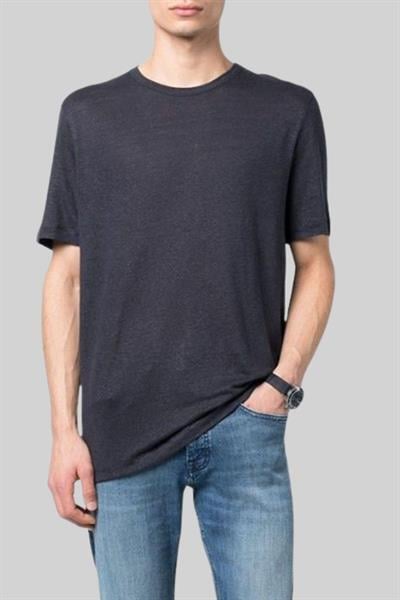 Boss Tiburt Bisiklet Yaka Erkek T-Shirt Lacivert 405