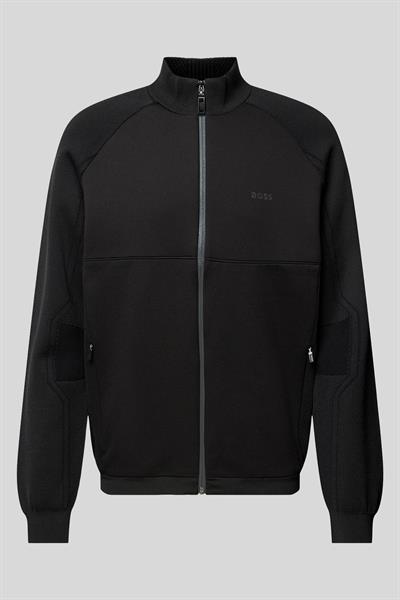 Boss Yün Karışımlı Fermuarlı Regular Fit Erkek Ceket Siyah