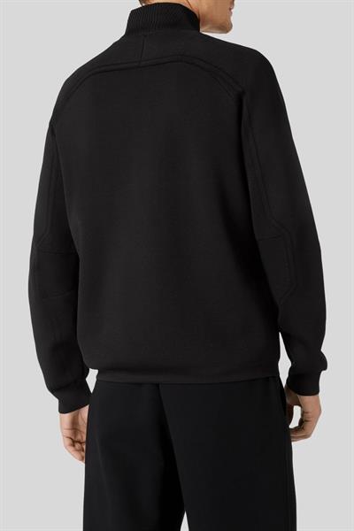 Boss Yün Karışımlı Fermuarlı Regular Fit Erkek Ceket Siyah