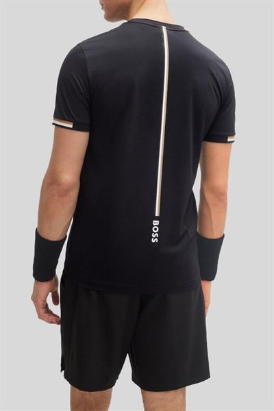 Boss Yuvarlak Yaka Erkek T-Shirt Siyah