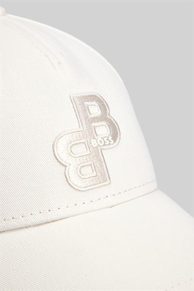 Boss Zali-El  Marka Logolo Kadın Şapka Beyaz 118