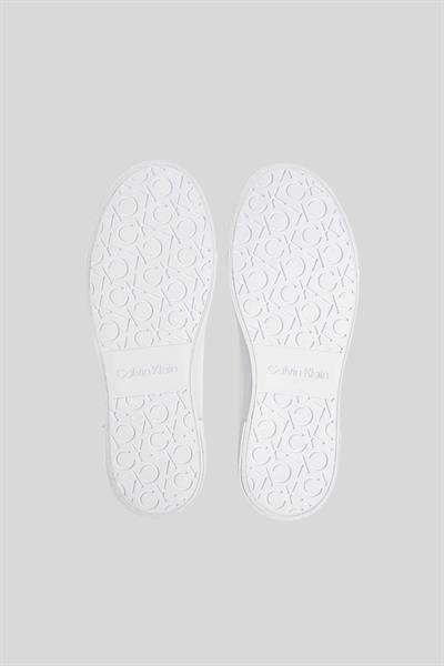 Calvin Kadın Bağcıklı Sneaker Ayakkabı Beyaz