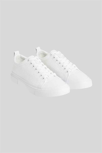 Calvin Kadın Bağcıklı Sneaker Ayakkabı Beyaz