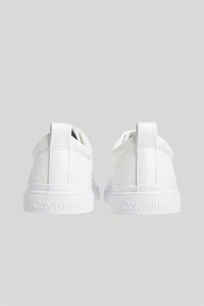 Calvin Kadın Bağcıklı Sneaker Ayakkabı Beyaz