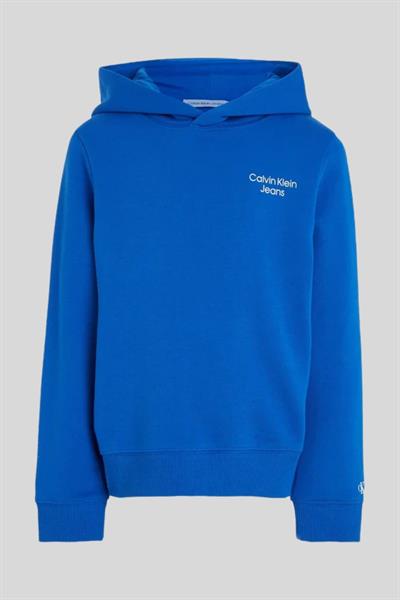 Calvin Klein Erkek Çocuk Düz Sweatshirt BLUE