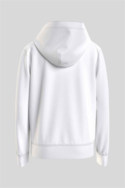 Calvin Klein Erkek Çocuk Düz Sweatshirt Beyaz