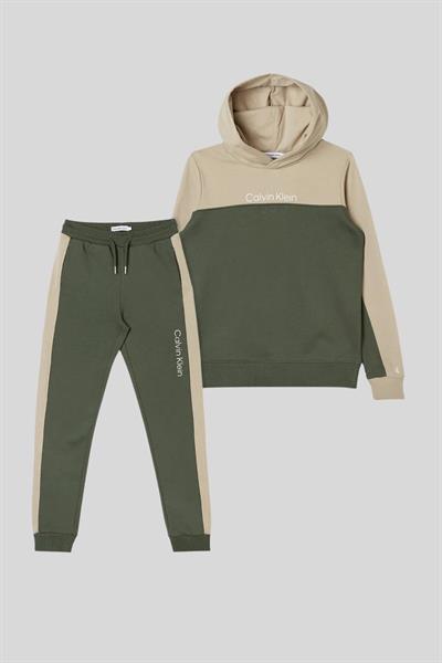 Calvin Klein Erkek Çocuk Eşofman Takımı Yeşil