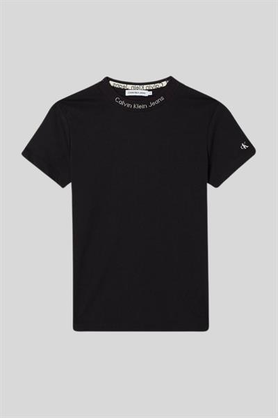 Calvin Klein Erkek Çocuk Kısa Kollu Logolu 2li T-Shirt Siyah