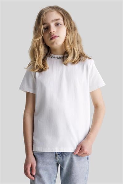 Calvin Klein Erkek Çocuk Kısa Kollu Logolu 2li T-Shirt Siyah