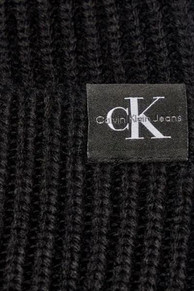 Calvin Klein Erkek Çocuk Monogram Kabuklu Bere Siyah