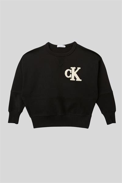 Calvin Klein Erkek Çocuk Sweatshirt Siyah