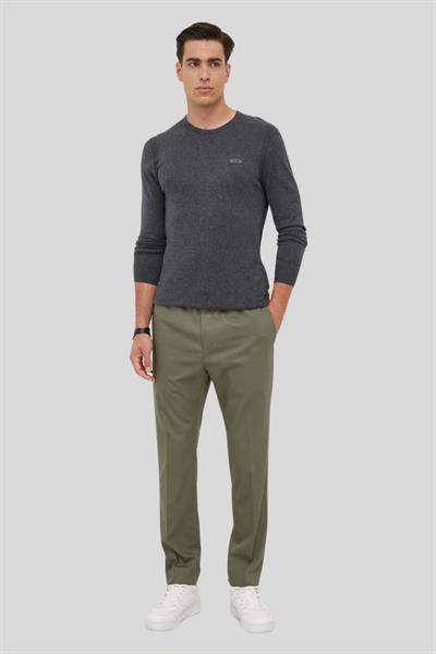 Calvin Klein Erkek Dar Kesim Pantolon Yeşil