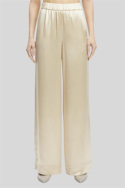 Calvin Klein Erkek Geniş Paça Pantolon Bej
