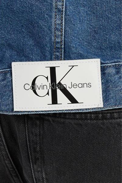 Calvin Klein Erkek Jean Ceket Mavi