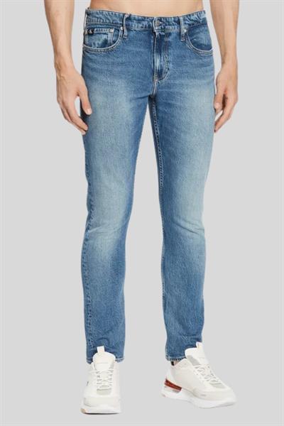 Calvin Klein Erkek Jean Pantolon Mavi