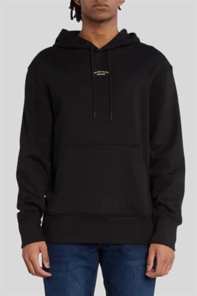 Calvin Klein Erkek Kapüşonlu Oversize Sweatshirt Siyah