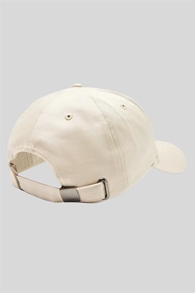 Calvin Klein Erkek Logo Detaylı Ayarlanabilir Metal Tokalı Şapka Bej