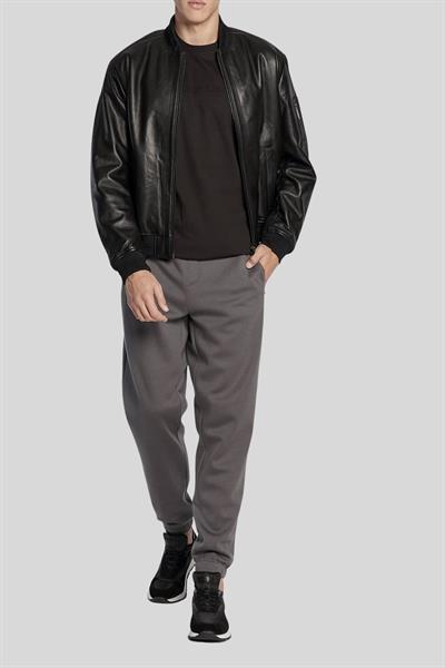 Calvin Klein Erkek Logolu Kısa Kollu Yuvarlak Yaka T-Shirt Siyah