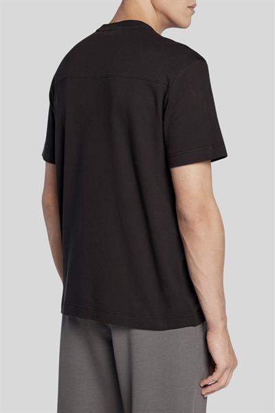 Calvin Klein Erkek Logolu Kısa Kollu Yuvarlak Yaka T-Shirt Siyah