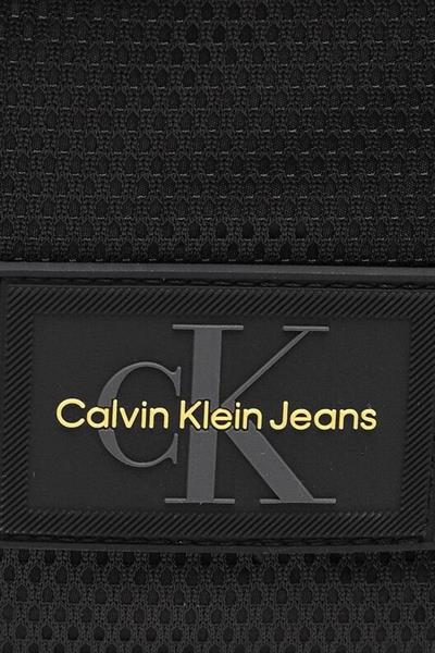 Calvin Klein Erkek Logolu Sırt Çantası Siyah