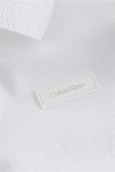 Calvin Klein Erkek Polo Yaka T-Shirt Beyaz