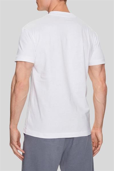 Calvin Klein Erkek Regular Fit Bisiklet Yaka T-Shirt Beyaz