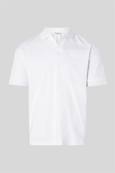 Calvin Klein Erkek Regular Fit Kısa Kollu Polo Yaka T-Shirt Beyaz