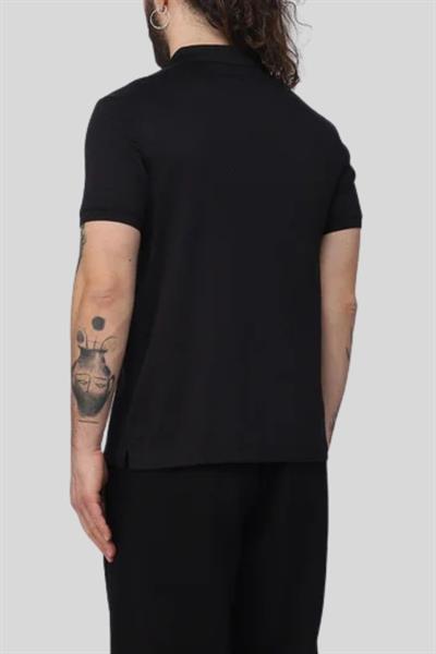 Calvin Klein Erkek Regular Fit Marka Logolu Polo Yaka T-Shirt Siyah