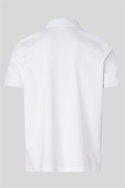 Calvin Klein Erkek Regular Fit Marka Logolu Polo Yaka T-Shirt Beyaz