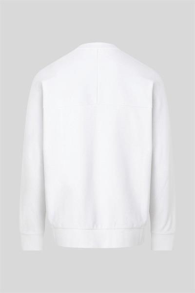 Calvin Klein Erkek Regular Fit Marka Logolu Uzun Kollu Sweatshirt Beyaz