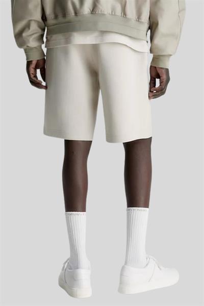 Calvin Klein Erkek Regular Fit Pamuklu Kısa Diz Boyu Spor Şort Bej