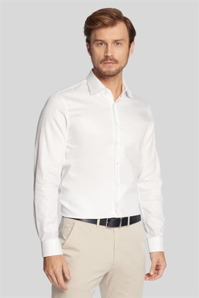 Calvin Klein Erkek Slim Fit Gömlek Beyaz