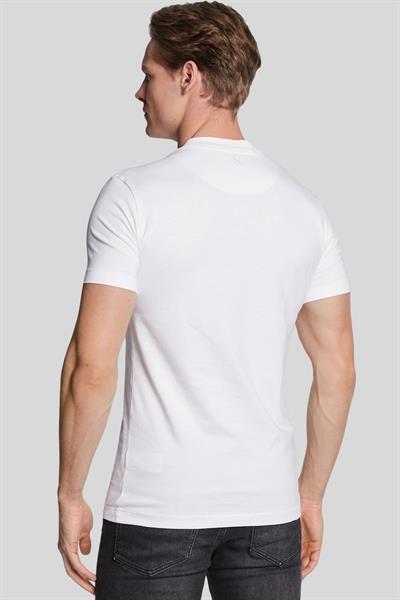 Calvin Klein Erkek Slim Fit Organik Pamuklu Bisiklet Yaka T-Shirt Beyaz