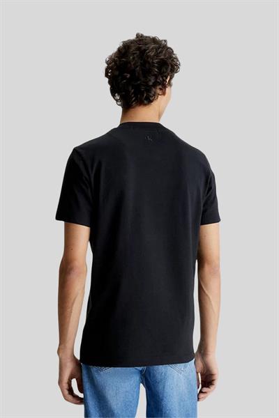Calvin Klein Erkek Slim Fit Organik Pamuklu Bisiklet Yaka T-Shirt Siyah