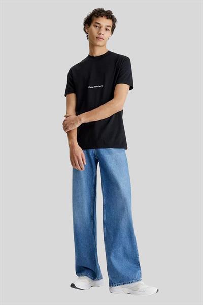 Calvin Klein Erkek Slim Fit Organik Pamuklu Bisiklet Yaka T-Shirt Siyah