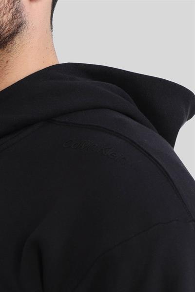 Calvin Klein Erkek Teddy Sherpa Sweatshirt Siyah