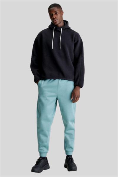 Calvin Klein Erkek Teddy Sherpa Sweatshirt Siyah