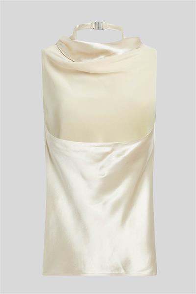 Calvin Klein Kadın Askılı Bluz Bej