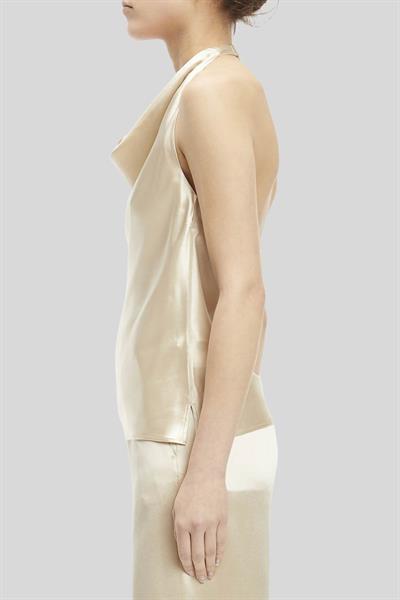 Calvin Klein Kadın Askılı Bluz Bej