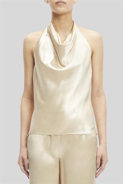 Calvin Klein Kadın Askılı Bluz Bej