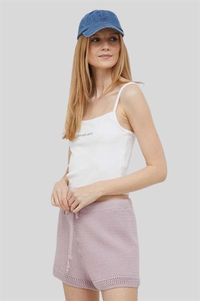 Calvin Klein Kadın Askılı Havlu Body Beyaz