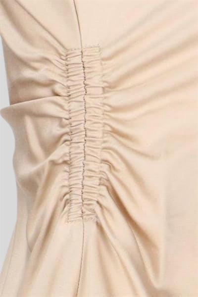 Calvin Klein Kadın Askılı Midi Elbise Bej