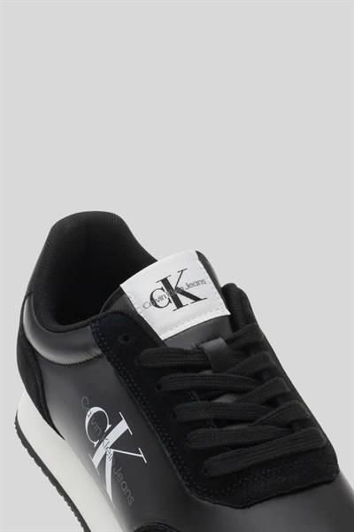 Calvin Klein Kadın Bağcıklı Sneaker Ayakkabı Siyah