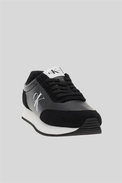 Calvin Klein Kadın Bağcıklı Sneaker Ayakkabı Siyah