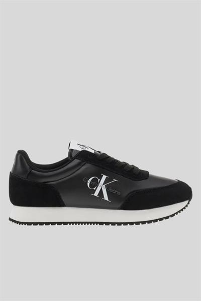 Calvin Klein Kadın Bağcıklı Sneaker Ayakkabı Siyah