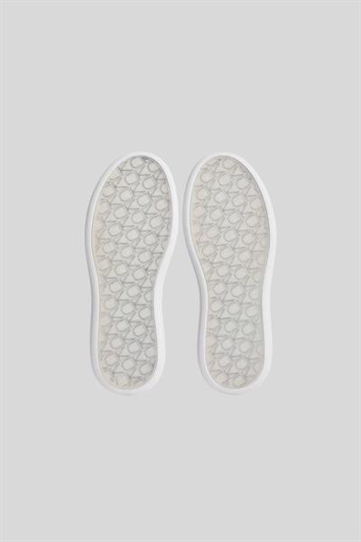 Calvin Klein Kadın Bağcıklı  Sneaker Ayakkabı Beyaz