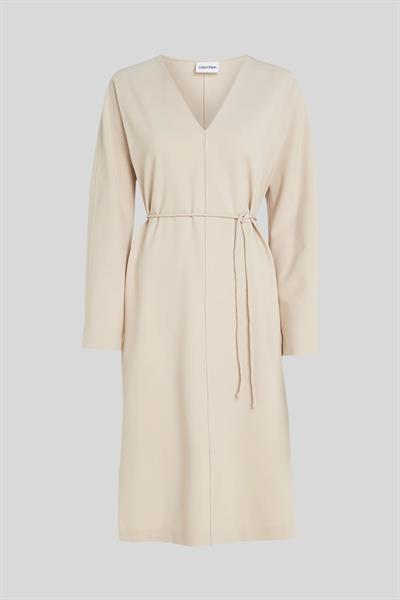 Calvin Klein Kadın Elbise BEIGE